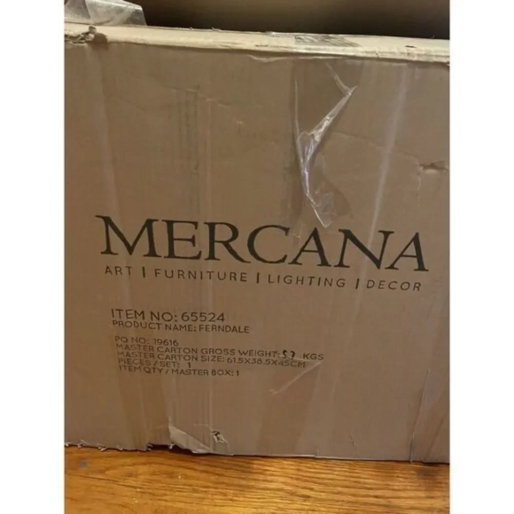 Mercana Ferndale Table Lamp White Item 65524, Discontinued‎ New In Box